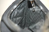 Authentic GUCCI Vintage Shoulder Hand Bag Purse Nylon Leather Black 7976J