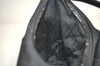 Authentic GUCCI Vintage Shoulder Hand Bag Purse Nylon Leather Black 7976J