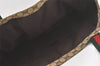 Authentic GUCCI Web Sherry Line Tote Bag GG Canvas Leather 189669 Brown 7977I