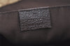 Authentic GUCCI Web Sherry Line Tote Bag GG Canvas Leather 189669 Brown 7977I