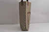 Authentic GUCCI Web Sherry Line Shoulder Tote Bag GG PVC Leather Brown 7978J