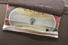 Authentic GUCCI Web Sherry Line Shoulder Tote Bag GG PVC Leather Brown 7978J