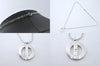 Authentic Christian Dior Silver Tone Chain Necklace CD 7978M