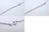 Authentic Christian Dior Silver Tone Chain Necklace CD 7978M
