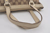 Authentic GUCCI Abbey Hand Tote Bag Purse GG Canvas Leather 141471 Brown 7979I