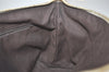 Authentic GUCCI Abbey Hand Tote Bag Purse GG Canvas Leather 141471 Brown 7979I