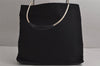 Authentic PRADA Vintage Nylon Tessuto Leather Shoulder Hand Bag Black Junk 7979J