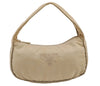 Authentic PRADA Vintage Nylon Tessuto Shoulder Hand Bag Purse Beige White 7980J