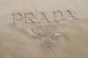 Authentic PRADA Vintage Nylon Tessuto Shoulder Hand Bag Purse Beige White 7980J