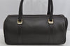 Authentic GUCCI Vintage Hand Boston Bag Purse Leather Brown 7981I