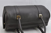 Authentic GUCCI Vintage Hand Boston Bag Purse Leather Brown 7981I