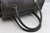 Authentic GUCCI Vintage Hand Boston Bag Purse Leather Brown 7981I