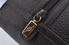 Authentic GUCCI Vintage Hand Boston Bag Purse Leather Brown 7981I