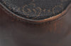 Authentic GUCCI Vintage Shoulder Tote Bag GG Canvas Leather 73983 Brown 7982I