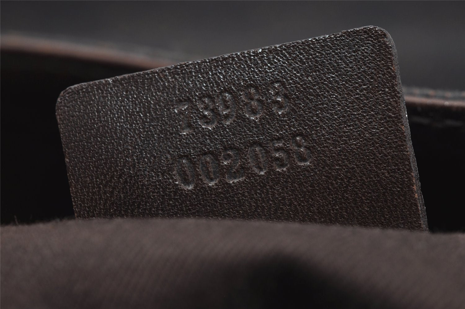 Authentic GUCCI Vintage Shoulder Tote Bag GG Canvas Leather 73983 Brown 7982I