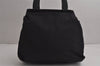 Authentic PRADA Nylon Tessuto + Plex Tote Hand Bag B8174 Black 7983J