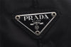 Authentic PRADA Nylon Tessuto + Plex Tote Hand Bag B8174 Black 7983J