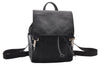Authentic GUCCI Vintage Drawstring Backpack Nylon Leather 0030233 Black 7989I