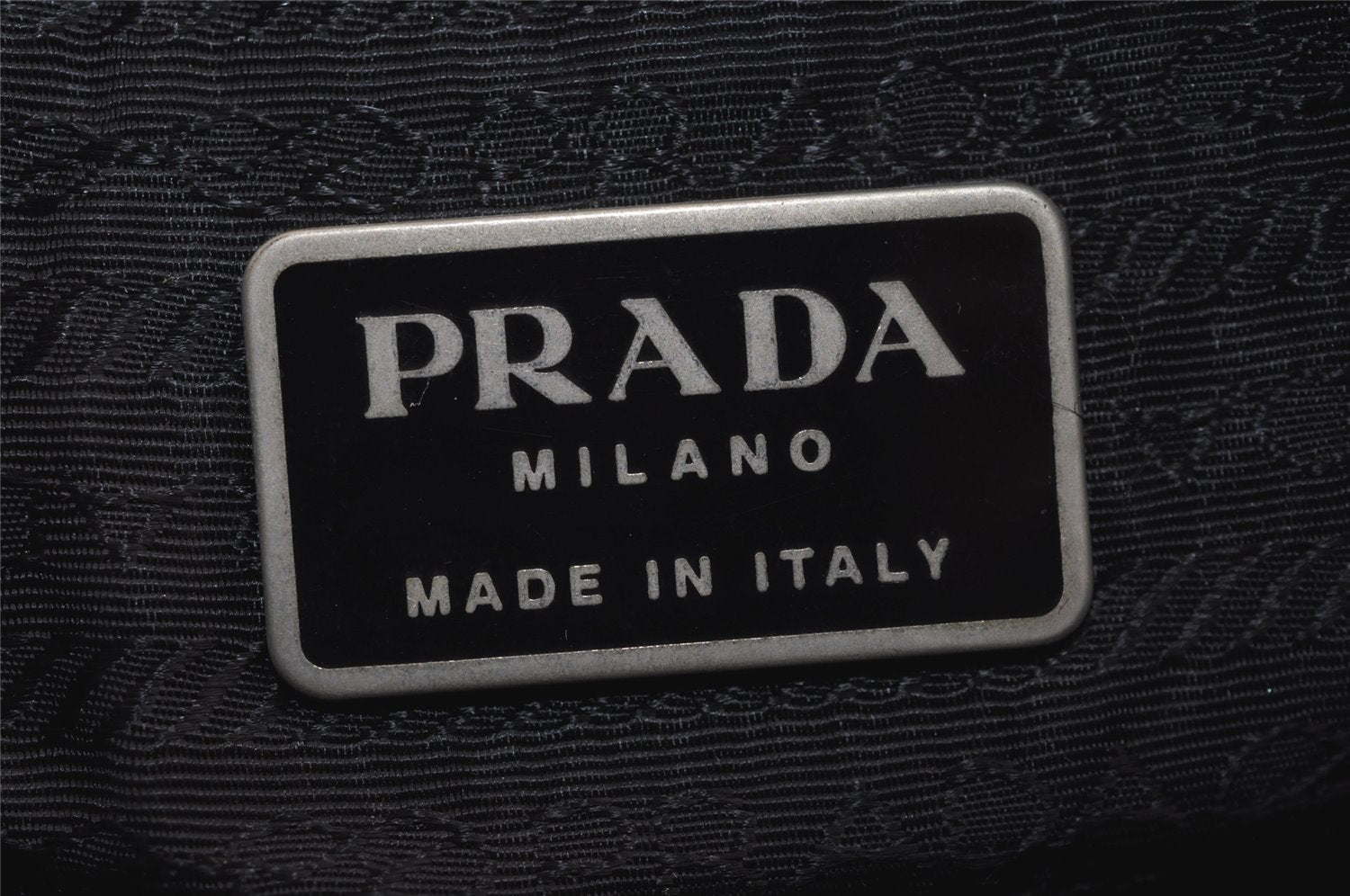 Authentic PRADA Vintage Nylon Tessuto Shoulder Tote Bag Black 7989J