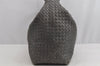 Authentic BOTTEGA VENETA Intrecciato Leather Shoulder Hand Bag Gray 7990I