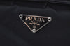 Authentic PRADA Vintage Nylon Tessuto Leather Shoulder Tote Bag Black 7992H