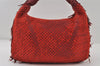Authentic BOTTEGA VENETA Intrecciato Leather Shoulder Hand Bag Bordeaux 7992I