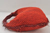 Authentic BOTTEGA VENETA Intrecciato Leather Shoulder Hand Bag Bordeaux 7992I