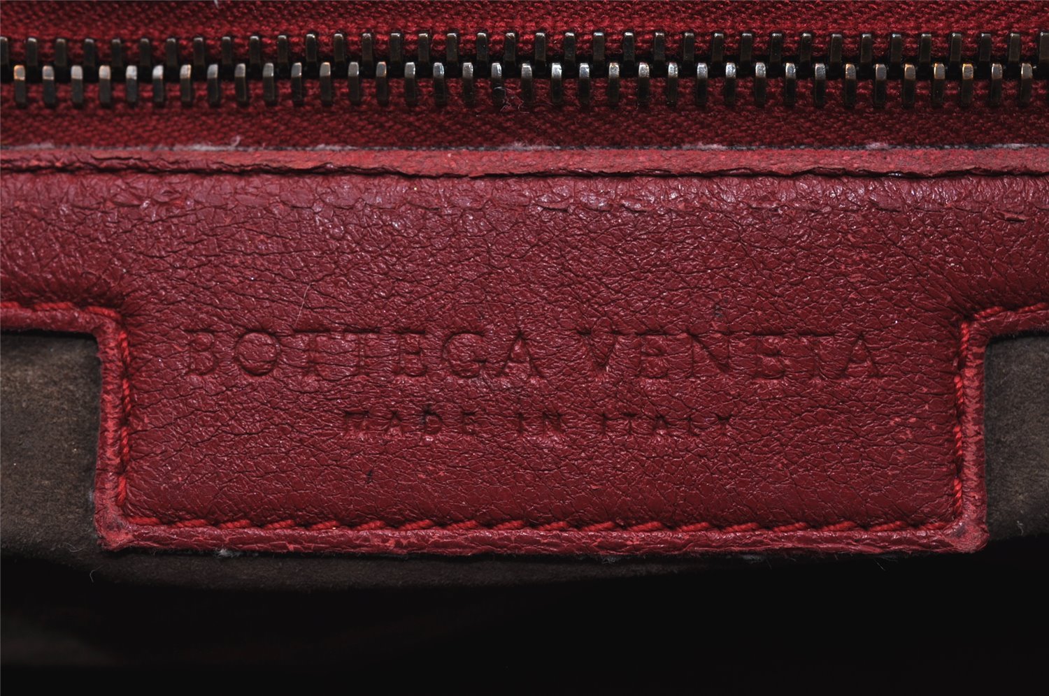 Authentic BOTTEGA VENETA Intrecciato Leather Shoulder Hand Bag Bordeaux 7992I
