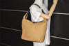 Authentic GUCCI Web Sherry Line Shoulder Bag Canvas Leather 0014287 Beige 7992J