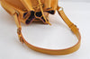 Authentic Louis Vuitton Epi Petit Noe Drawstring Bag Yellow M44109 LV 7993I