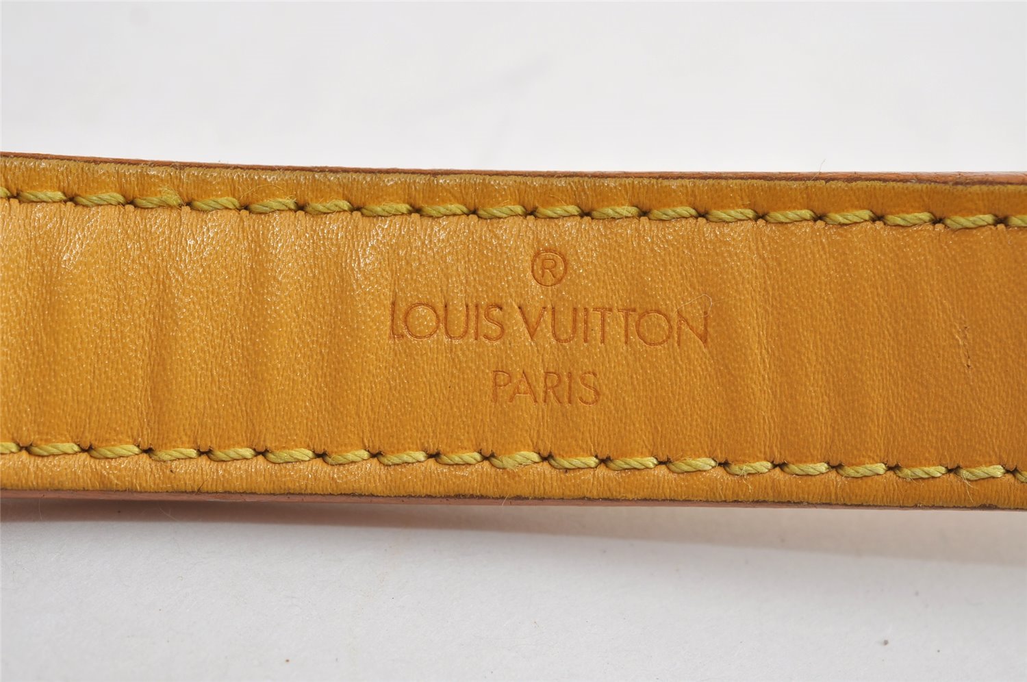 Authentic Louis Vuitton Epi Petit Noe Drawstring Bag Yellow M44109 LV 7993I