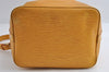Authentic Louis Vuitton Epi Petit Noe Drawstring Bag Yellow M44109 LV 7993I