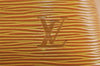 Authentic Louis Vuitton Epi Petit Noe Drawstring Bag Yellow M44109 LV 7993I
