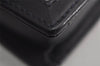 Authentic GUCCI Sherry Line Shoulder Cross Bag GG PVC Leather Navy Junk 7993J