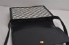 Authentic GUCCI Sherry Line Shoulder Cross Bag GG PVC Leather Navy Junk 7993J