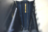 Authentic GUCCI Sherry Line Shoulder Cross Bag GG PVC Leather Navy Junk 7993J