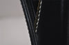 Authentic GUCCI Sherry Line Shoulder Cross Bag GG PVC Leather Navy Junk 7993J