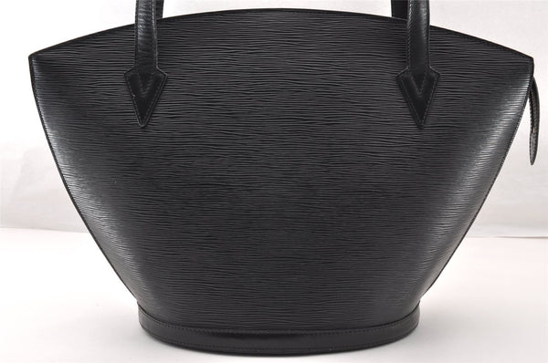 Auth Louis Vuitton Epi Saint Jacques Shopping Shoulder Bag Black M52262 LV 7994I