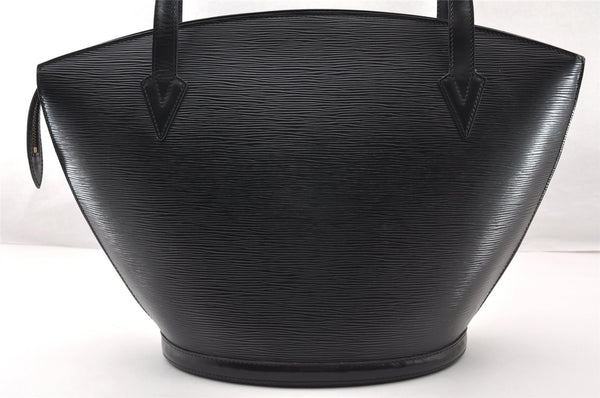 Auth Louis Vuitton Epi Saint Jacques Shopping Shoulder Bag Black M52262 LV 7994I