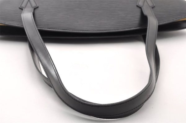 Auth Louis Vuitton Epi Saint Jacques Shopping Shoulder Bag Black M52262 LV 7994I