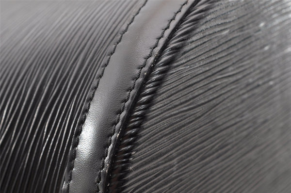 Auth Louis Vuitton Epi Saint Jacques Shopping Shoulder Bag Black M52262 LV 7994I