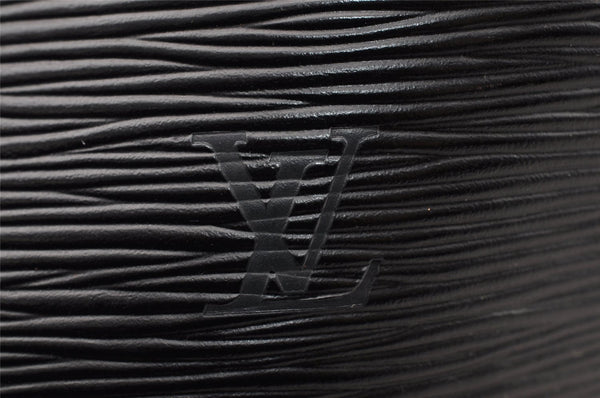Auth Louis Vuitton Epi Saint Jacques Shopping Shoulder Bag Black M52262 LV 7994I