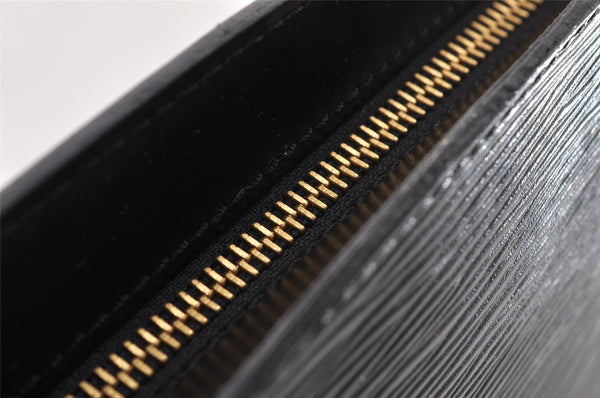 Auth Louis Vuitton Epi Saint Jacques Shopping Shoulder Bag Black M52262 LV 7994I