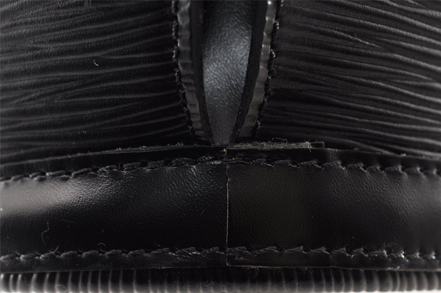 Auth Louis Vuitton Epi Saint Jacques Shopping Shoulder Bag Black M52262 LV 7994I