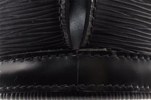 Auth Louis Vuitton Epi Saint Jacques Shopping Shoulder Bag Black M52262 LV 7994I