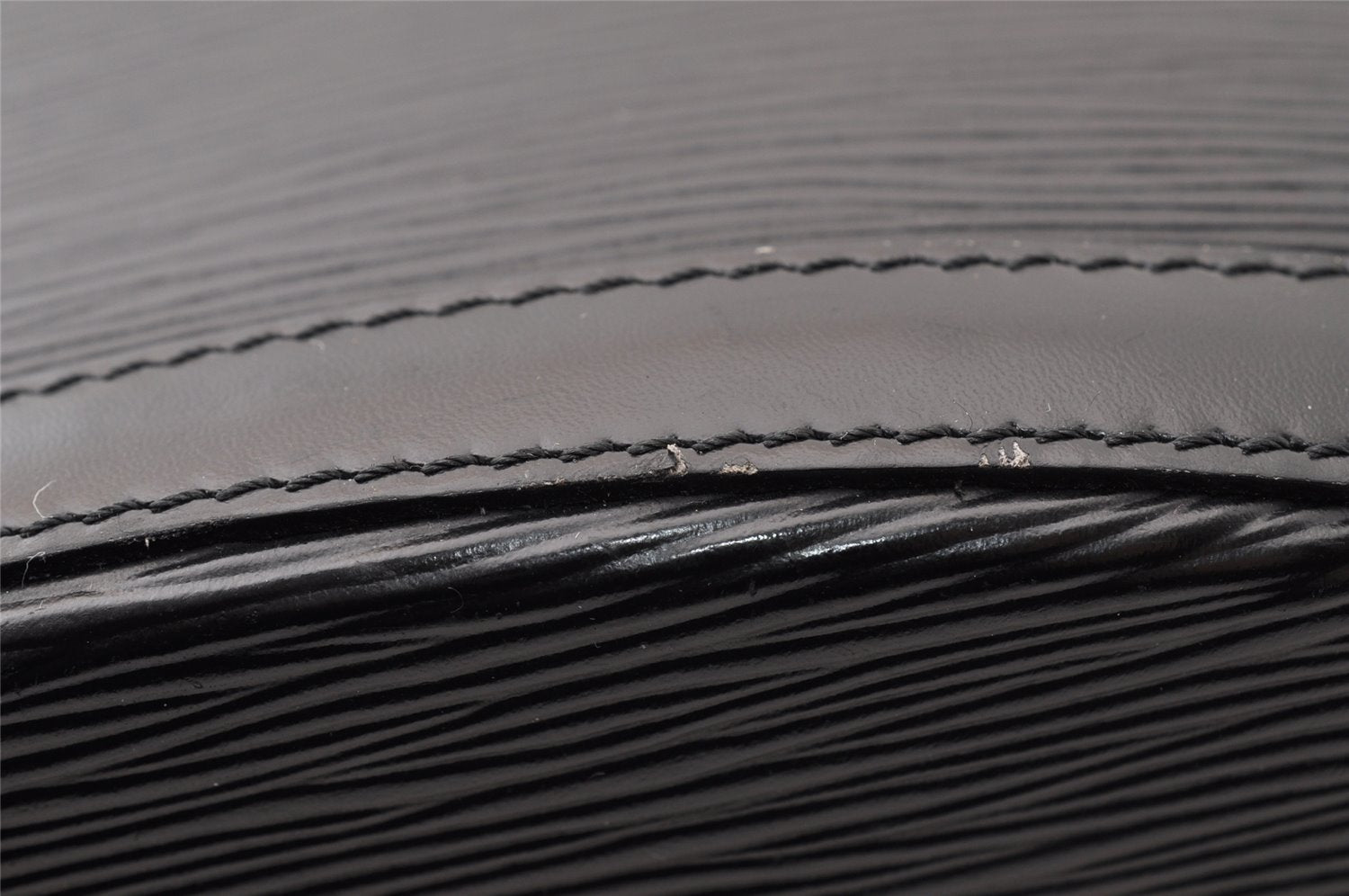 Auth Louis Vuitton Epi Saint Jacques Shopping Shoulder Bag Black M52262 LV 7994I