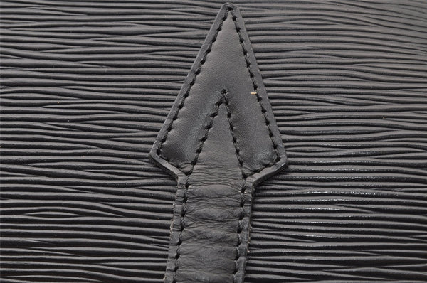 Auth Louis Vuitton Epi Saint Jacques Shopping Shoulder Bag Black M52262 LV 7994I