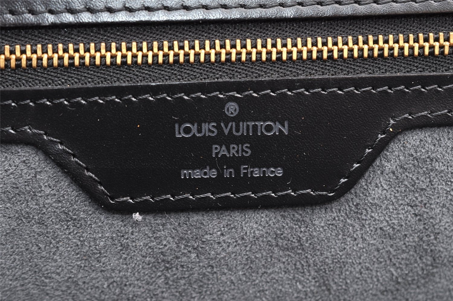 Auth Louis Vuitton Epi Saint Jacques Shopping Shoulder Bag Black M52262 LV 7994I