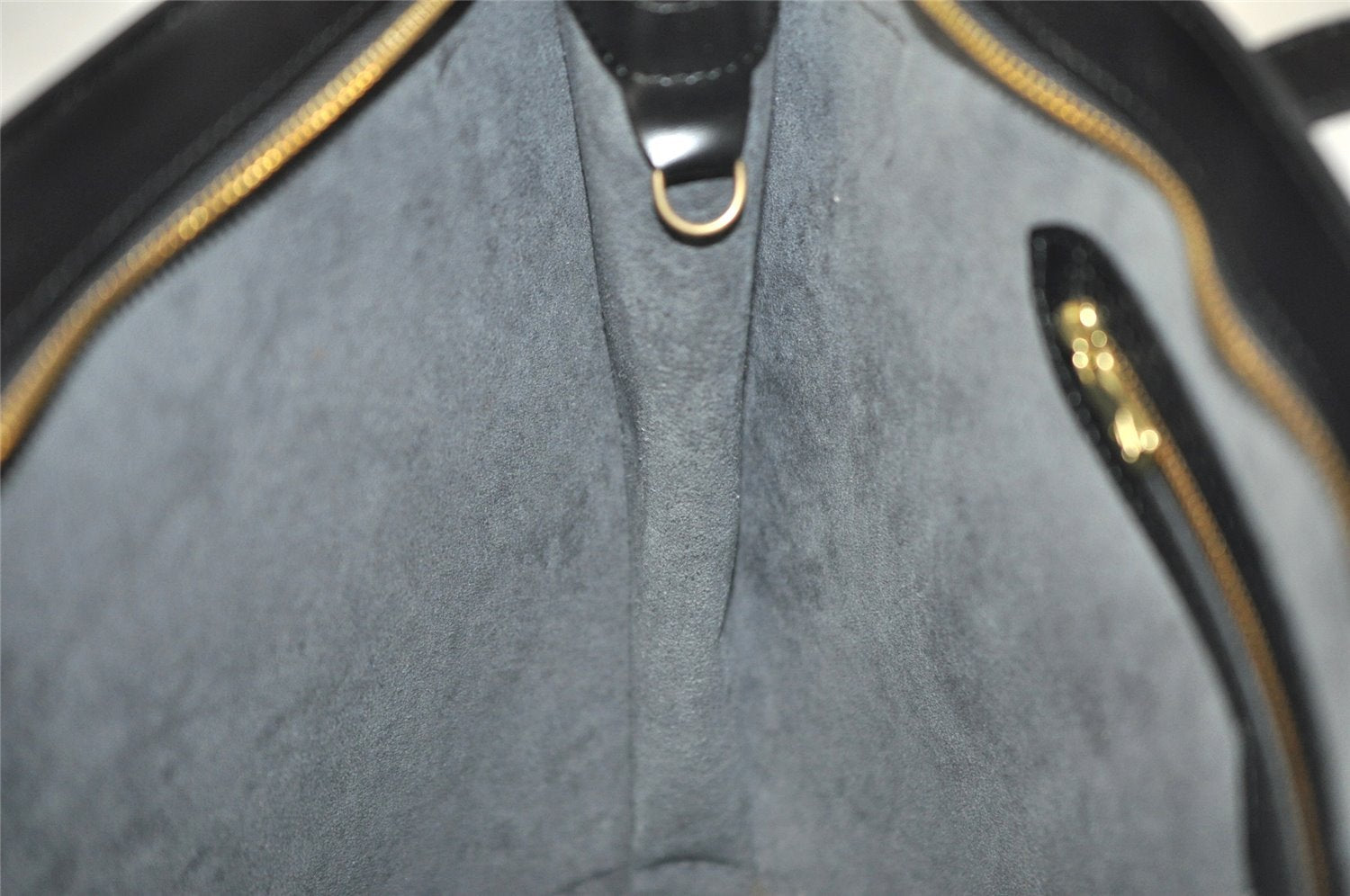 Auth Louis Vuitton Epi Saint Jacques Shopping Shoulder Bag Black M52262 LV 7994I