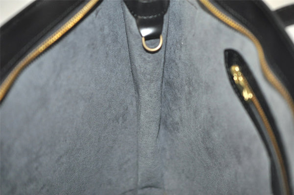 Auth Louis Vuitton Epi Saint Jacques Shopping Shoulder Bag Black M52262 LV 7994I